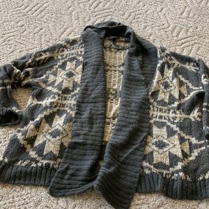 Lane Bryant Cozy Gray/Tan Sweater 18/20